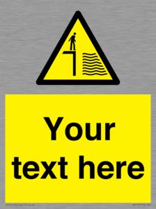 Custom Deep Water Sign